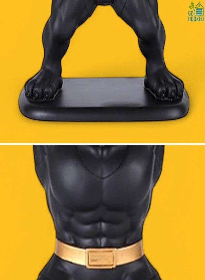 Go Hooked Polyresin Bulldog Storage Tray Stand 25Cm | Dual Serving Decorative Sculpture | Luxurious Multipurpose Dog Statue for Home Decor, Office, Bar,Table, Gift | Dog Figurine Tray Stand (GH33) - Image 4